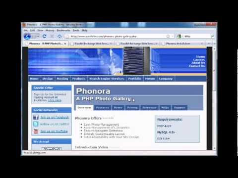Phonora v2.0 Installation - PHP Photo Gallery