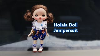 How to sew Holala Doll Clothes : Jumpersuit