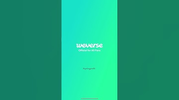 This is for you, Weverse!! 🔆🤓