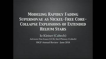DOE NNSA SSGF 2018: Modeling Rapidly Fading Supernovae as Nickel-Free Core-Collapse Explosions of...
