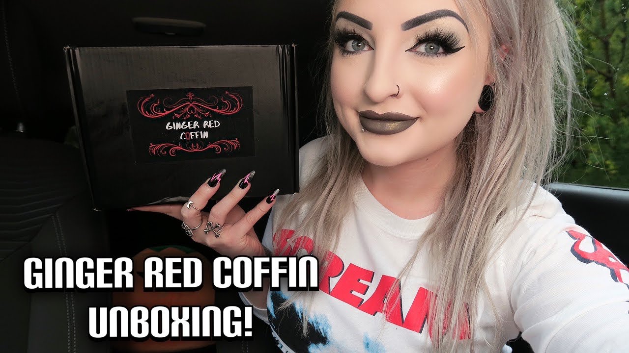 Ginger Red Coffin - Double Unboxing! April & June Gothic Subscription Box!