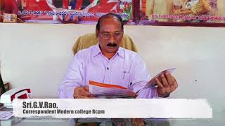 81 Sri.G.V.Rao, Correspondent Modern college Rcpm | ITAP AWARDS-2022 | RAJA RATNA KITS ENGINEERING
