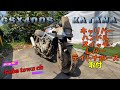 GSX400S刀　デイトナブレーキホース・キャリパー・ハンドル・レバー取付
