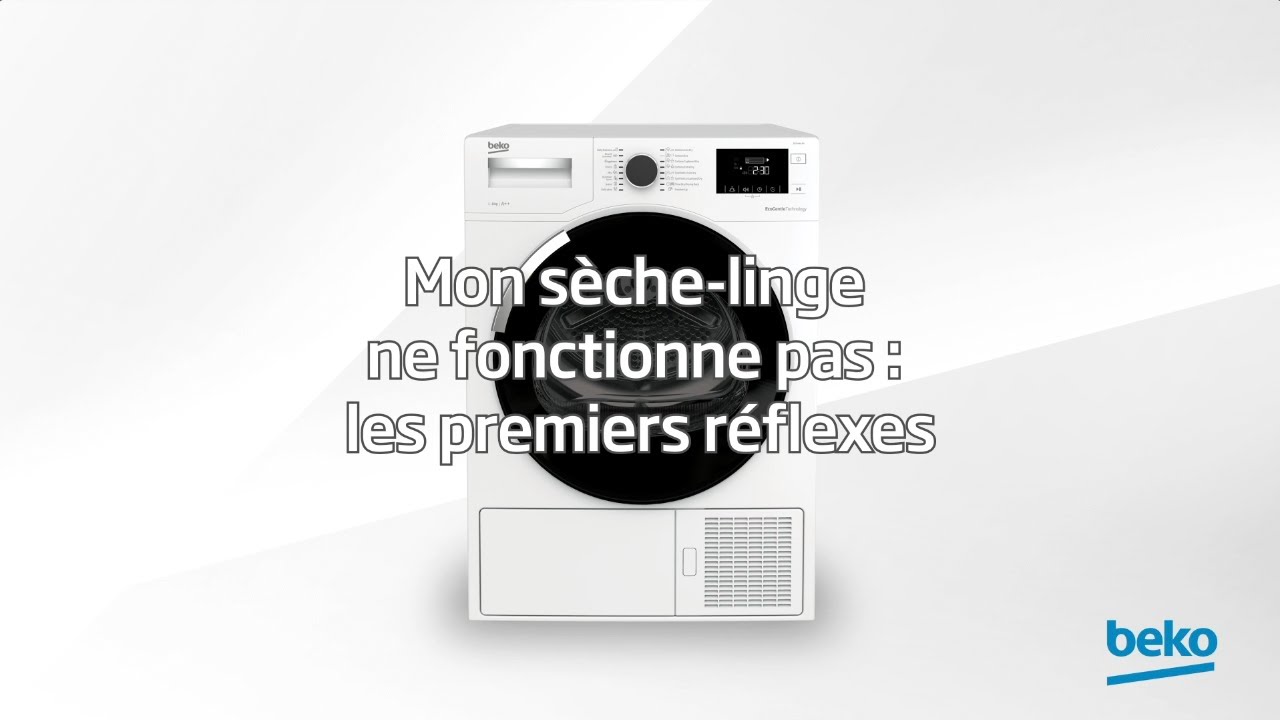 BEKO Sèche-linge porte pleine DS7304PA0W, 7 Kg, Condensation