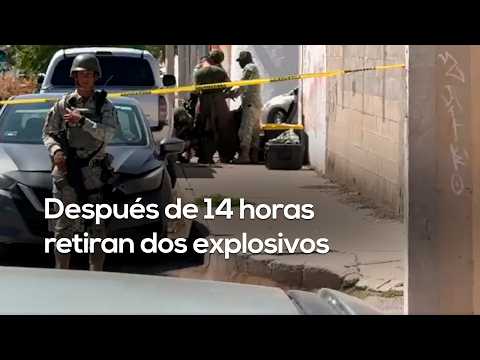 Army removes two explosives after hours of tension in Ciudad Juárez