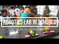 Robotics lab in school  stem lab  iot