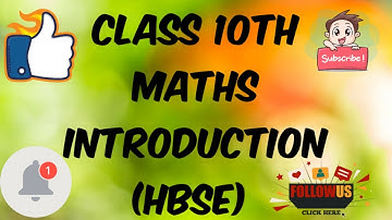 An Introduction to HBSE 10th Maths Syllabus in Hindi Medium