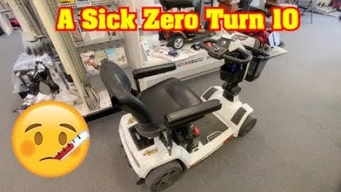 Pride Mobility Zero Turn 10 Mobility Scooter with a mysterious Four Beep Code