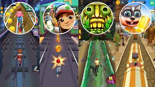 Subway Princess Runner 🆚 Subway Surfers 🆚 Temple Run 2 🆚 Cat Surfers Kitty Gold Run screenshot 2