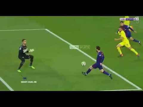 Barcelona vs Villarreal 3-0 Lionel Messi Excellent GOAL HD 2018