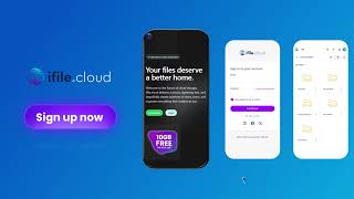 Clean, minimal design with cloud icon + lock symbol, featuring "10GB Free" badge and tagline overlay