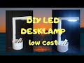 DIY Simple LED Desk Lamp  Ide kreatif Lampu baca dari barang bekas