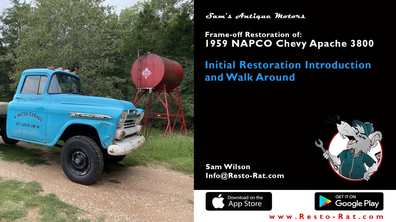 1959 NAPCO Chevy New Project Walk Around | Segment 1 – 1959 Apache 1-Ton