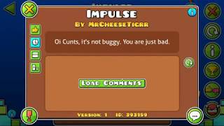 Geometry Dash:Impulse 100% by MrCheeseTiger