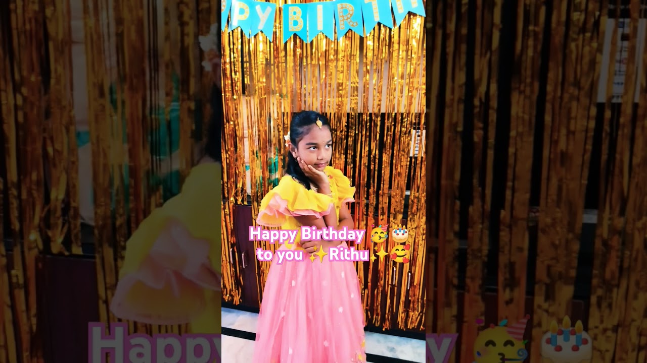 Happy Birthday to you 💫Rithu💫🎂🥳💐🥰 