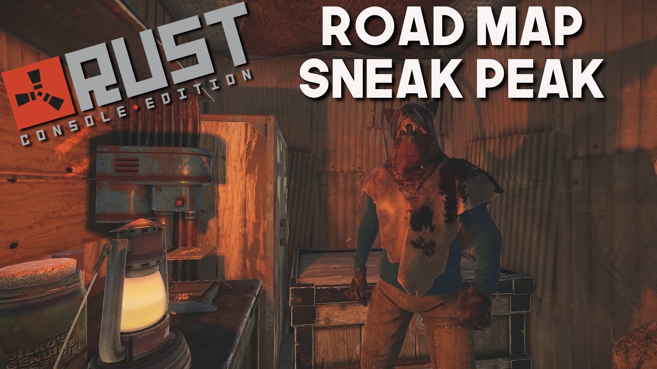 New Road Map Sneak Peak Rust Console Edition Official Pvp For Xbox Ps4 Youtube