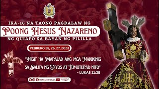 PEBRERO 26, 2023 - SUNDAY MASS: Unang Linggo ng Apatnapung Araw na Paghahanda