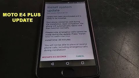 Moto E4 Plus Update