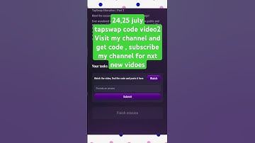 24 July Tapswap Code Today | Secure Your Crypto: The Role of Public and Private Keys|video code 2