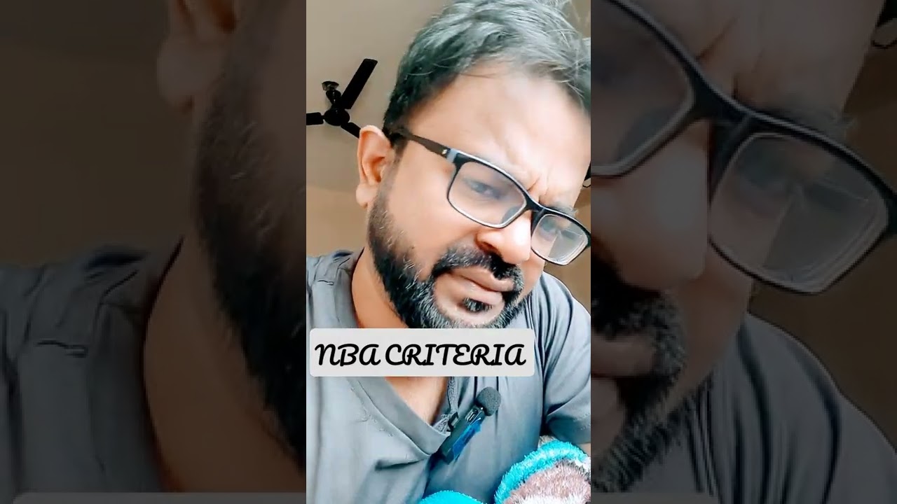 NBA Criteria   at program  Level|| Learning  Tips of criteria