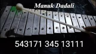 Notasi lagu 'Manuk Dadali' versi drumband , mudah dihafal!!!