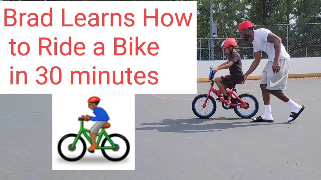Brad Learns How to Ride a Bicycle Super Fast.. - YouTube