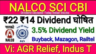 NALCO Dividend Stocks Equity Buyback SCI CBI Bank Railtel Mazagon Dock Rupee USDollar Stock Finshots