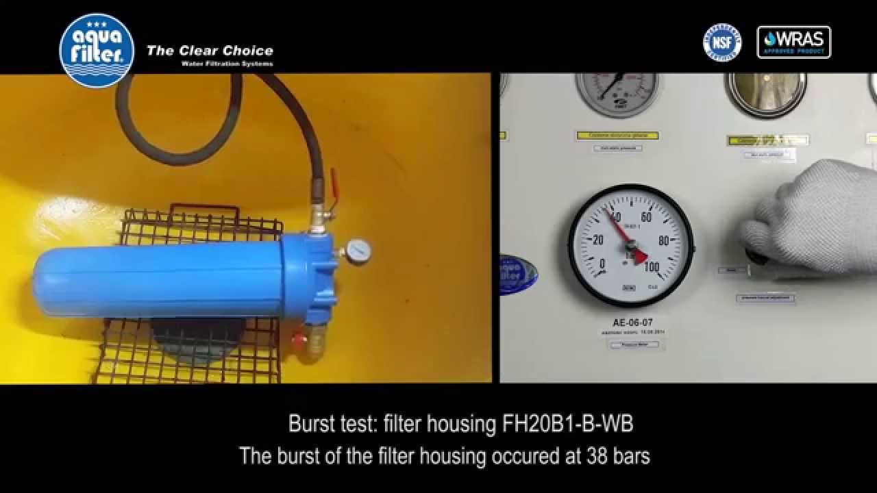 Магистральный фильтр для воды высокой производительности BigBlue 20" Aquafilter FH20B1 B WB