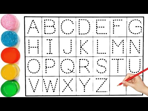 How to Draw Alphabet ABC | Fun Learning for Toddlers | Easy Drawing ...