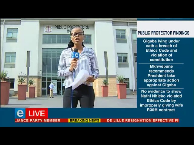 Gigaba lied under oath: Mkhwebane