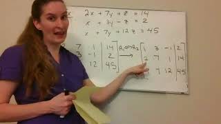 Pre Calculus   Solving Systems of Linear Equations with Matrices