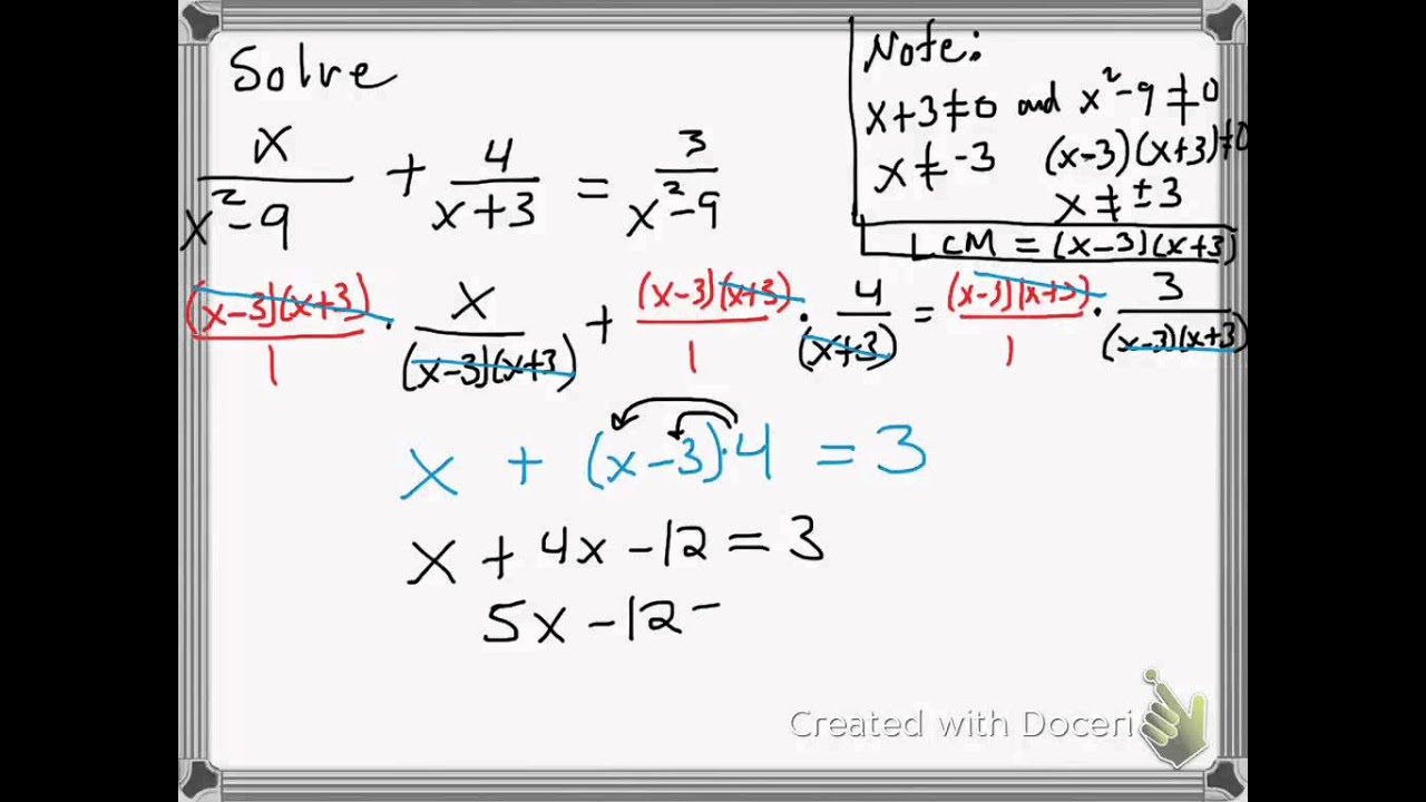 Two more examples of fraction busting (section 1.1) - YouTube