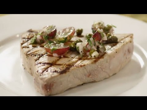 How to Make Grilled Tuna Steaks with Grape and Caper Salsa | Tuna Recipes | Allrecipes.com