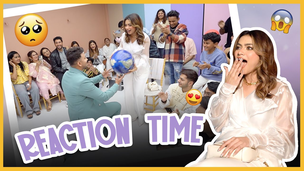 @Nagma Mirajkar ‘s Reaction Video + Behind the scenes + Gift Ceremony 😁❤️ #Part2 #shorts