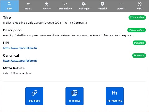 Extension SEO Chrome by Uplix.fr video preview 2