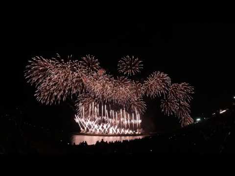 第14回琉球海炎祭 コシノジュンコデザイン花火