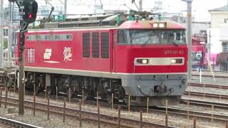 JR貨物 EF510-22号機（富山）＋コキ19両　貨物列車3095レ 2024.03.02