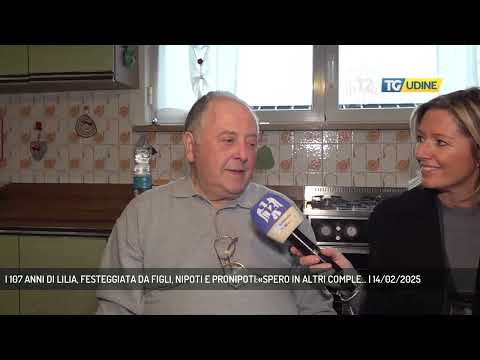 I 107 ANNI DI LILIA, FESTEGGIATA DA FIGLI, NIPOTI E PRONIPOTI:«SPERO IN ALTRI COMPLE... | 14/02/2025