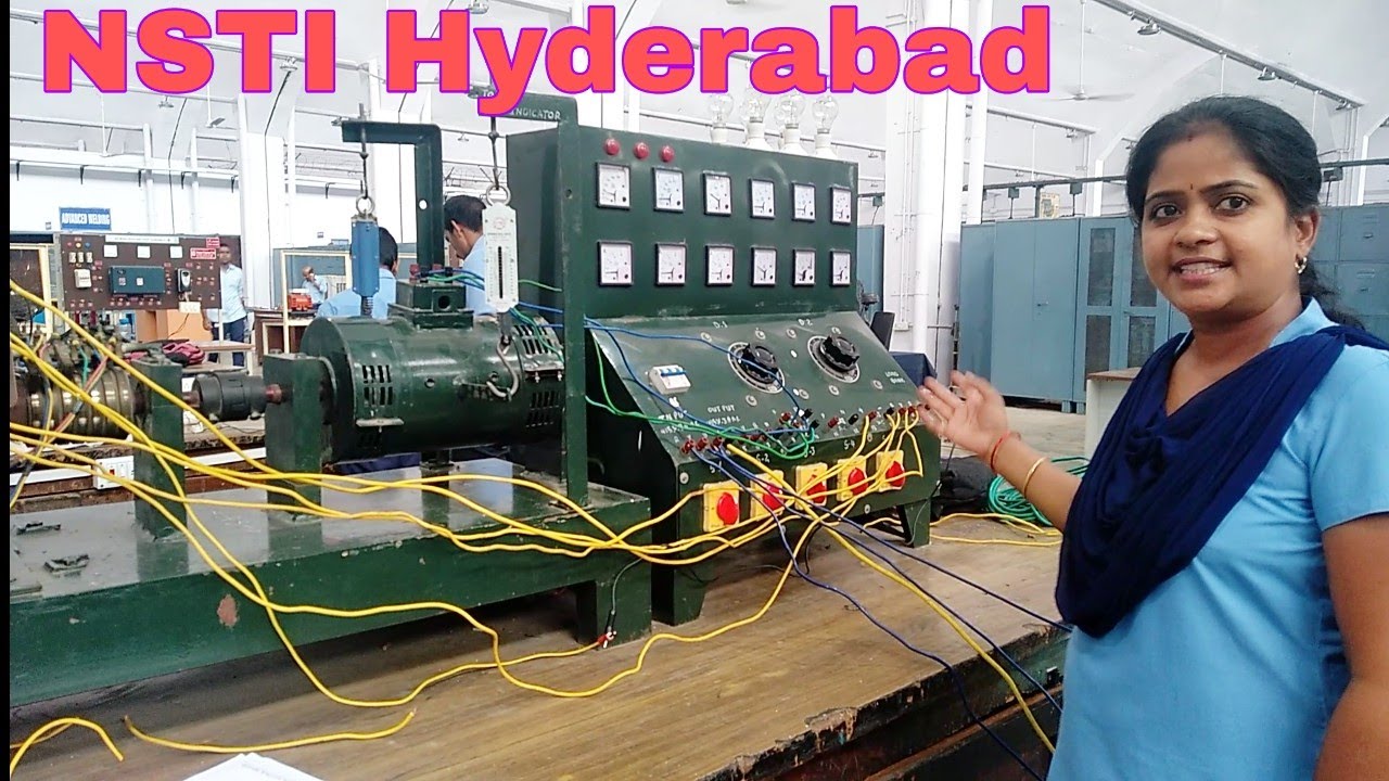 How to work Rotating Electrical Machine trainer Part 1 NSTI(CITS