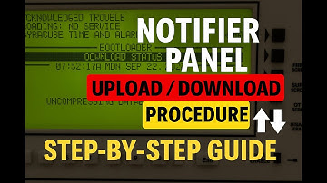 Uploaden en downloaden met VeriFire Tools - Notifier-brandmeldpaneelhandleiding