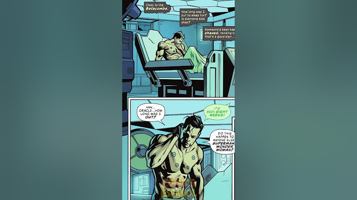 Batman despierta del coma y todo está hecho un desastre. #Batman