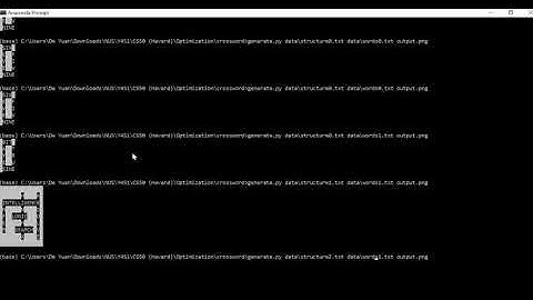 CS50 Intro to AI - Crossword