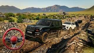 Driving Scorpio And Thar 4x4 offroading gameplay in Game🔥#thar #scorpio #car #4x4#gamingvideos