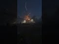 AH-64 Apache Helicopter attacks house