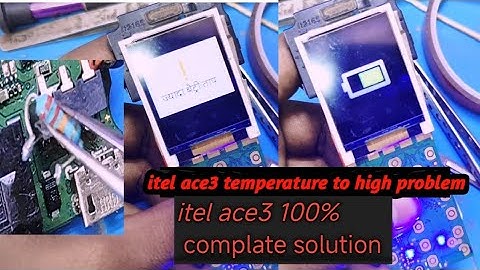 iTel Ace2 over battery temperature too high problem|| Ace2 battery temperature too high solution 💯%