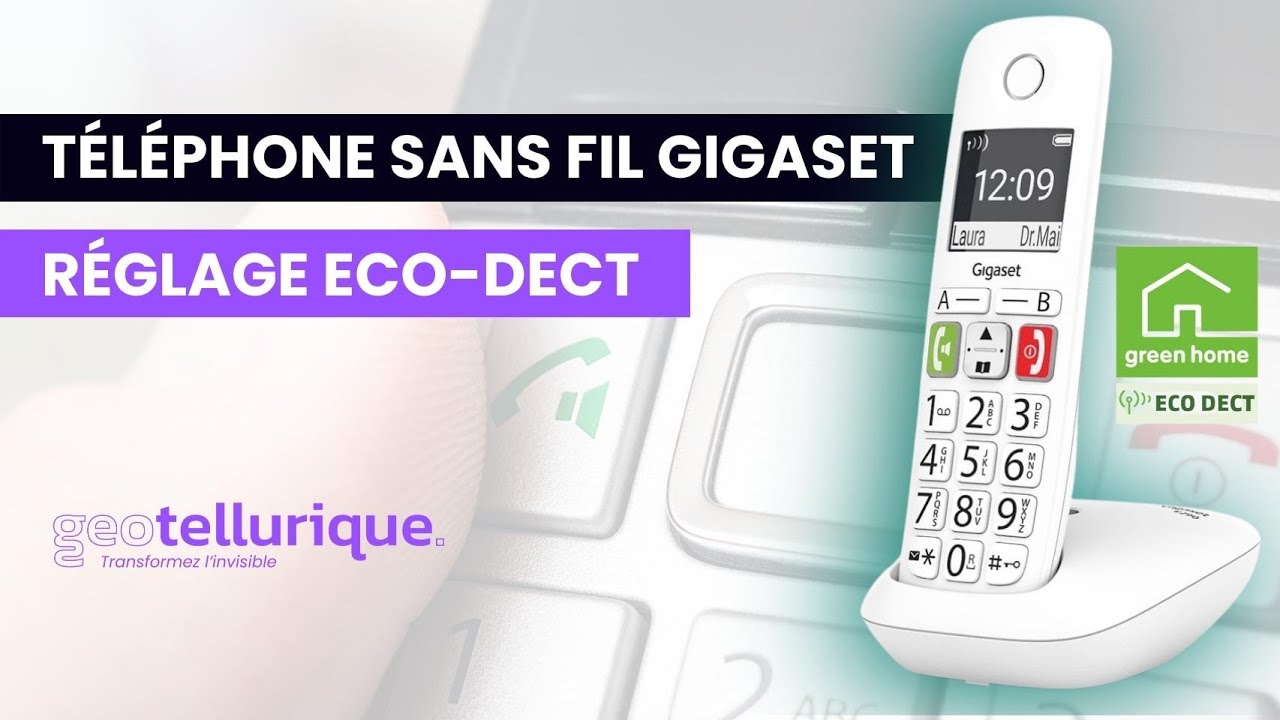 Téléphone fixe sans fil Duo avec répondeur - A170A - Noir GIGASET