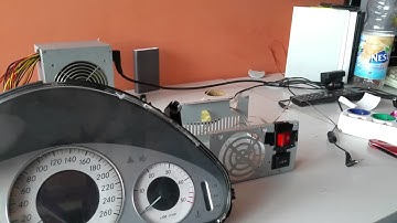 [EN/PL] CAN-BUS Gaming - W211 instrument cluster (Power and ignition pins found)
