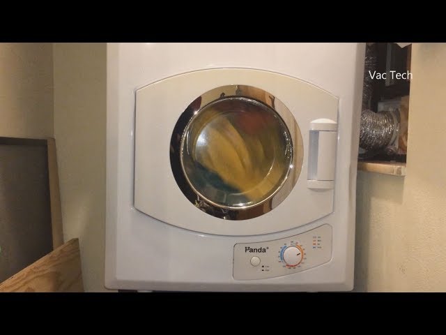 Panda Compact Clothes Dryer Review - Apartment Dryer Demo 110V PAN40SF 