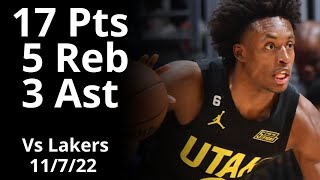 Collin Sexton 17 Pts 3 Ast Highlights vs Lakers