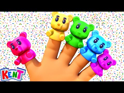 Gummy Bear Finger Family + Fun Kids Songs and Nursery Rhymes @KENTTHEELEPHANT